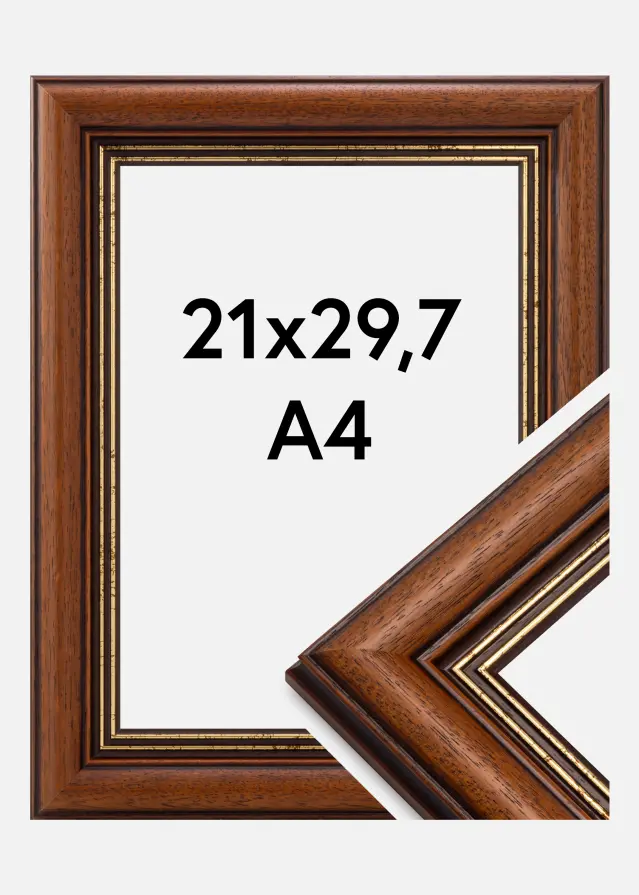 Cornice Old Rétro Vetro acrilico 21x29,7 cm (A4)