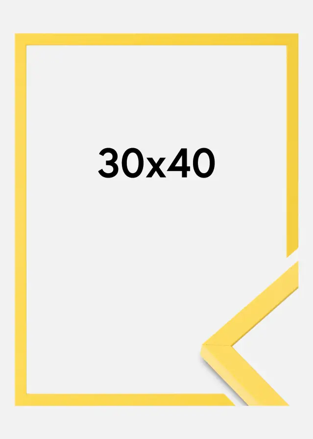 Colorful Vetro acrilico Giallo 30x40 cm