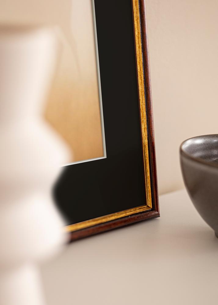 Cornice Horndal Marrone 50x60 cm - Passe-partout Nero 40x50 cm