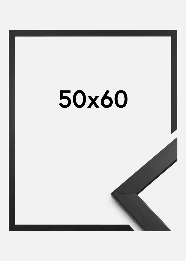 Cornice Stilren Vetro acrilico Nero 50x60 cm