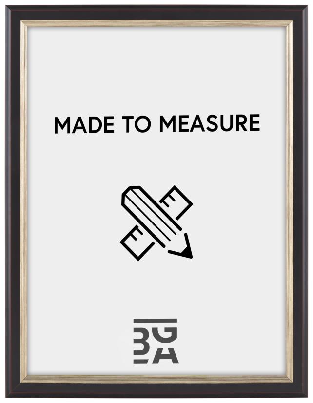 Cornice Nyhyttan Marrone / Argento - Dimensioni personalizzabili