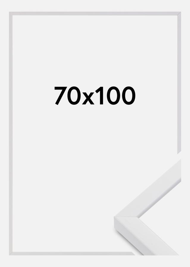 Cornice E-Line Wide Vetro acrilico Bianco 70x100 cm