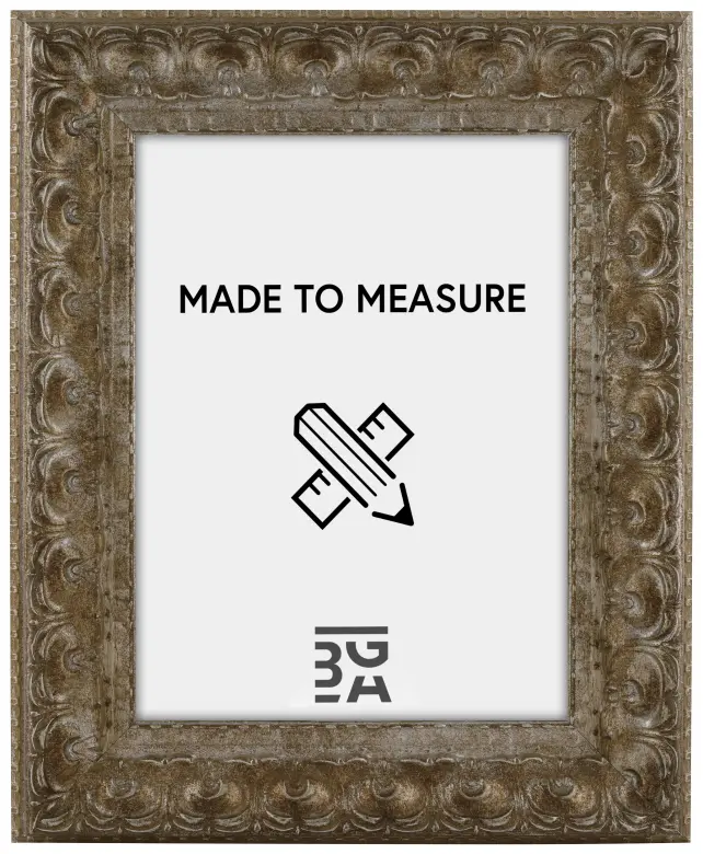 Cornice Skokloster Argento - Dimensioni personalizzabili