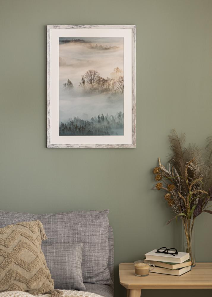 Cornice Fiorito Washed White Oak 30x40 cm