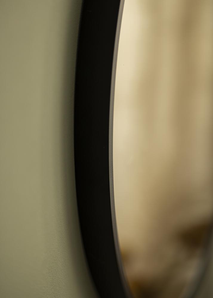 KAILA Rotondo Specchio Edge Black 50 cm Ø