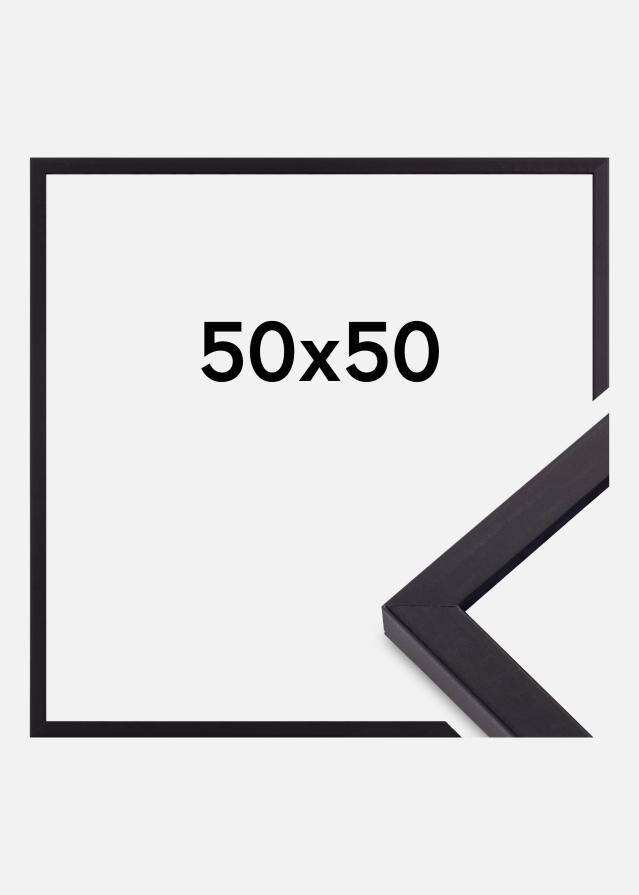 Cornice Torrance Opaco Vetro antiriflesso Nero 50x50 cm