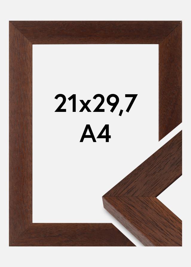 Cornice Juno Vetro Acrilico Teak 21x29,7 cm (A4)