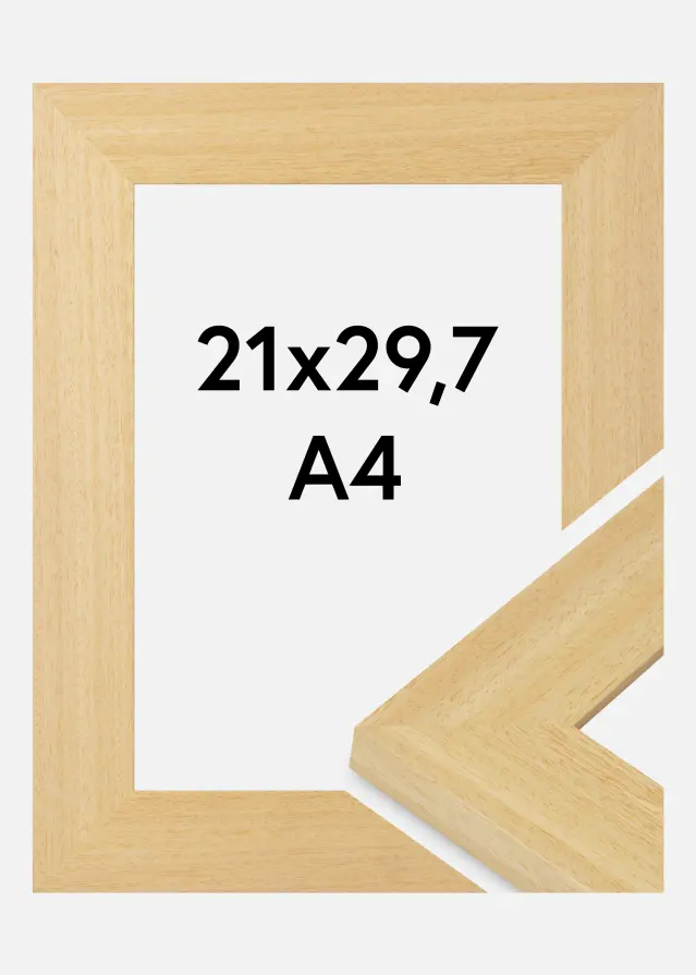 Cornice Pembrokeshire Vetro acrilico Quercia 21x29,7 cm (A4)