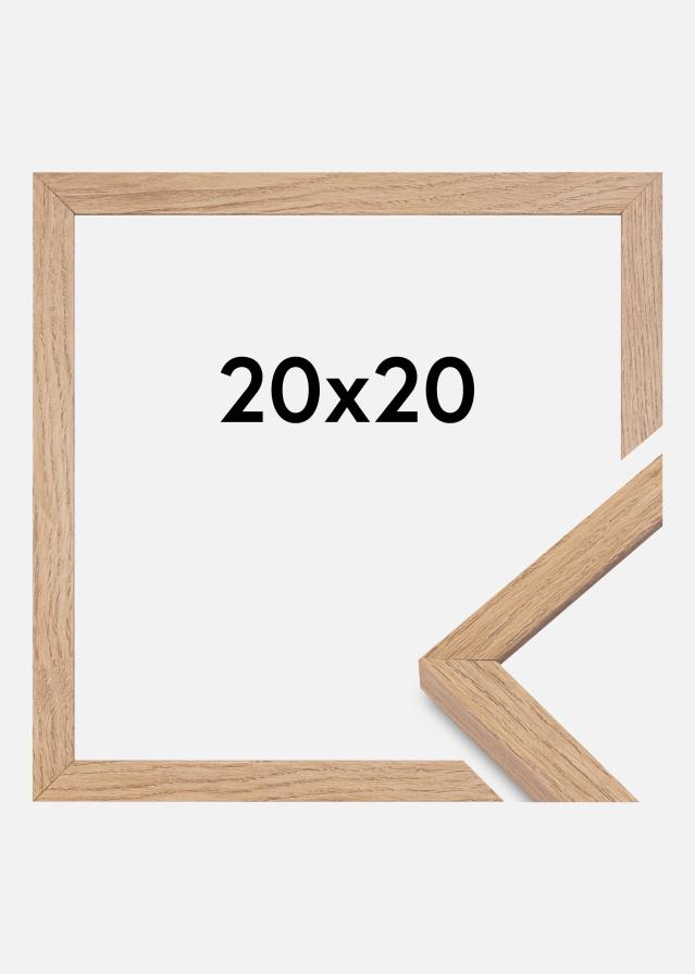 Cornice Montgomery Opaco Vetro antiriflesso Rovere 20x20 cm