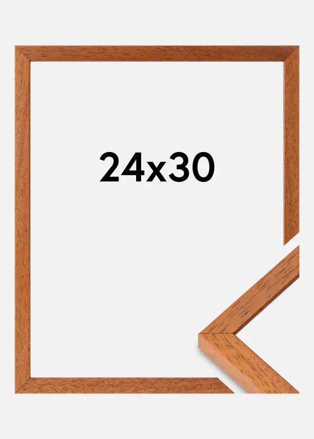 Cornice Ares Vetro Acrilico Ciliegia 24x30 cm