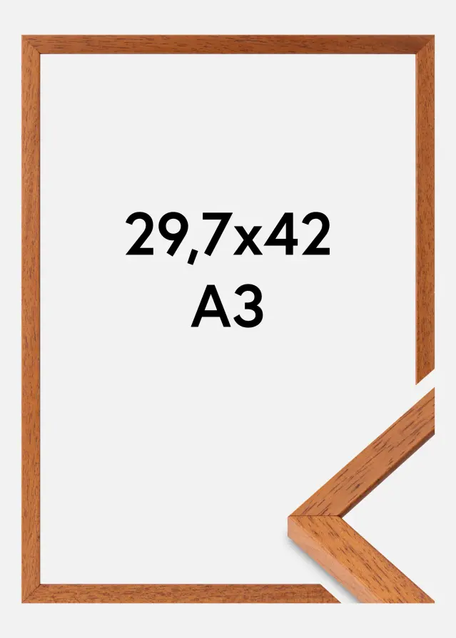 Cornice Ares Vetro Acrilico Ciliegia 29,7x42 cm (A3)