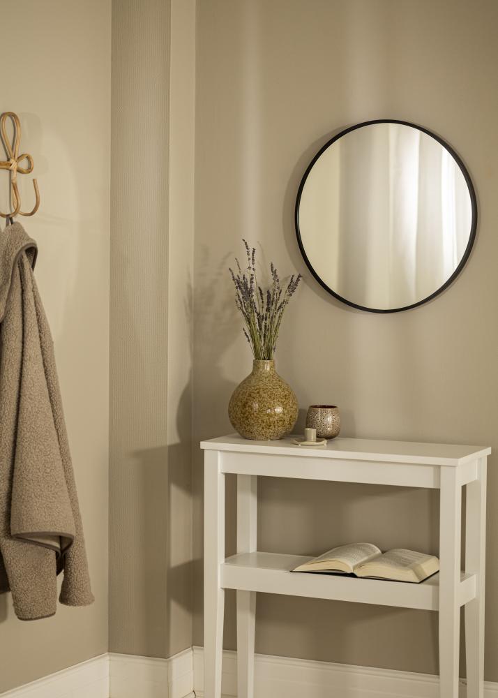 KAILA Rotondo Specchio Edge Black 50 cm Ø