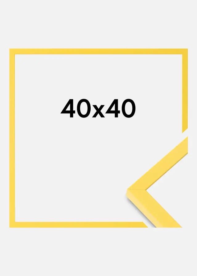 Colorful Vetro acrilico Giallo 40x40 cm