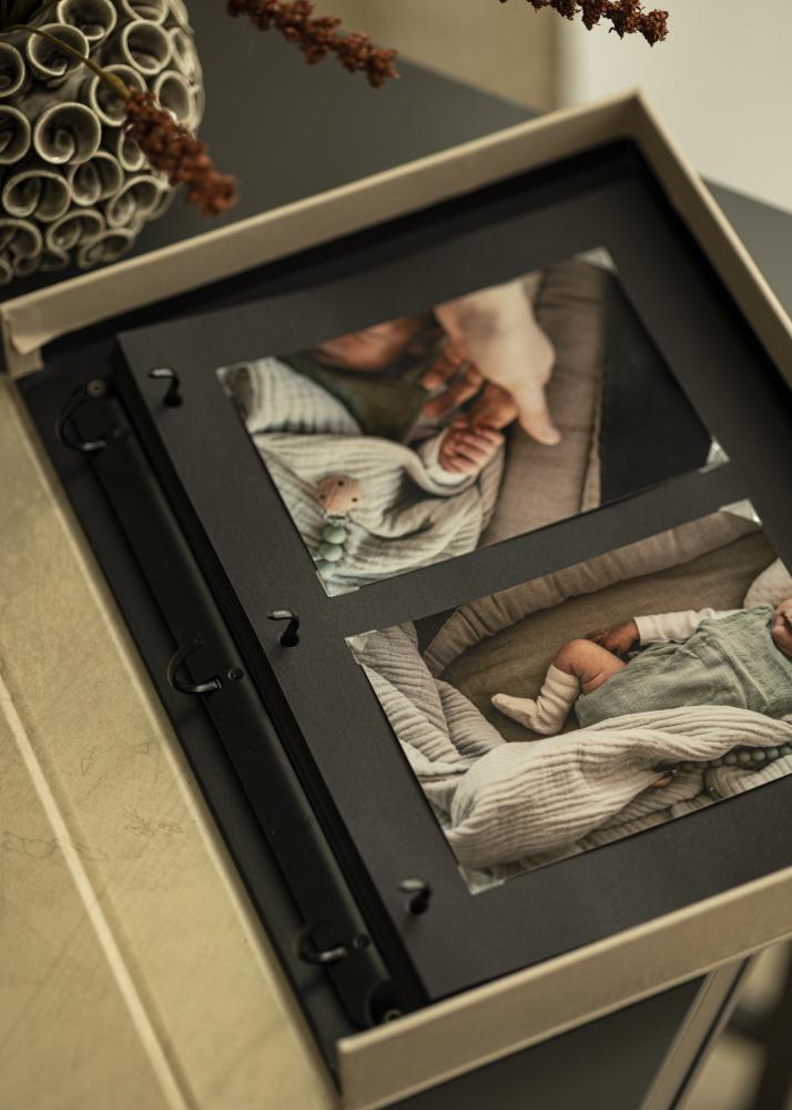 Fogli per KAILA Coffee Table Photo Album XL - Confezione da 10 Neri