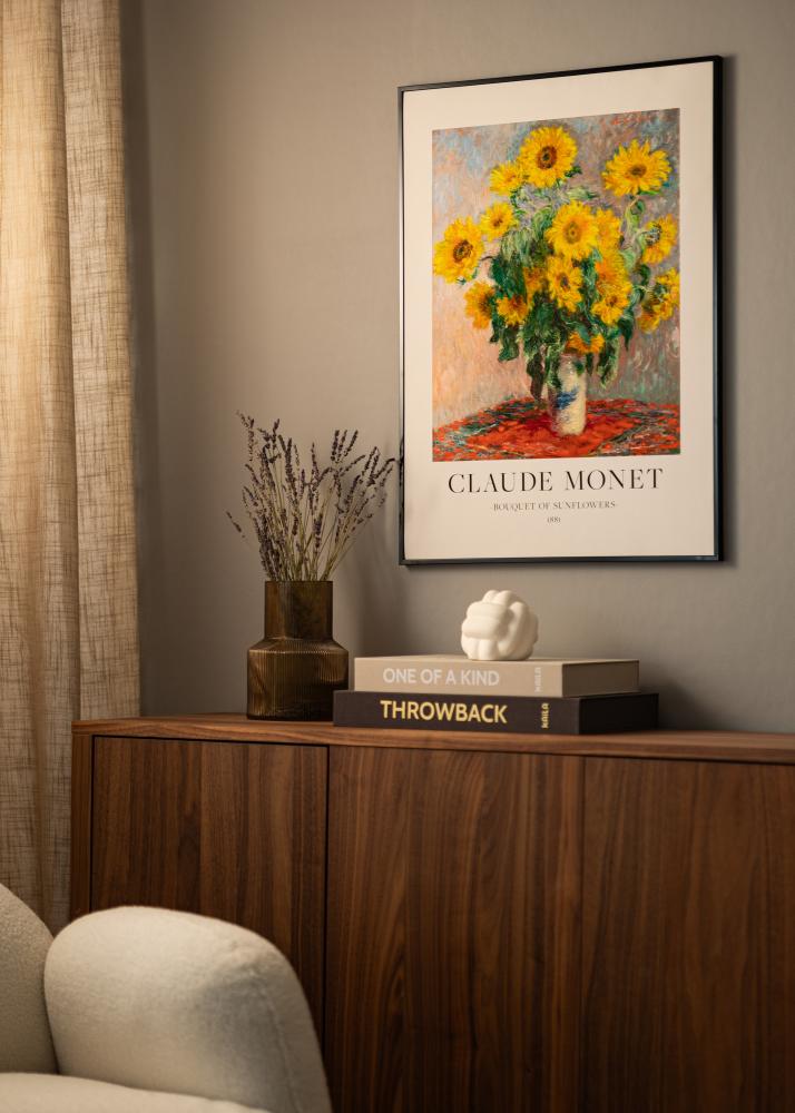 Cornice in alluminio Vetro acrilico Nero 60x80 cm