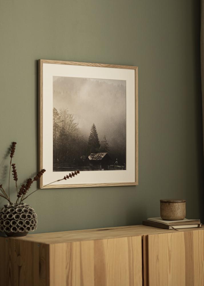 Cornice Kaspar Vetro acrilico Rovere 35x35 cm