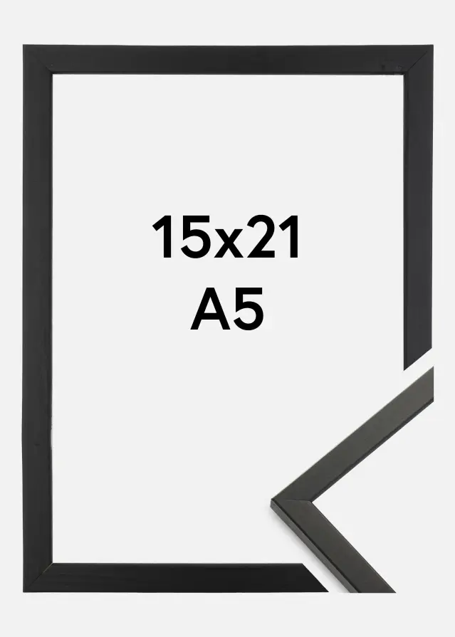 Cornice Galant Vetro acrilico Nero 15x21 cm (A5)