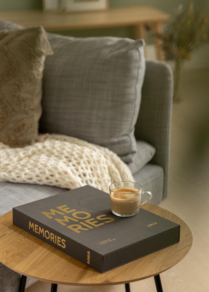 KAILA MEMORIES Black XL - Coffee Table Photo Album - 60 Immagini 11x15 cm