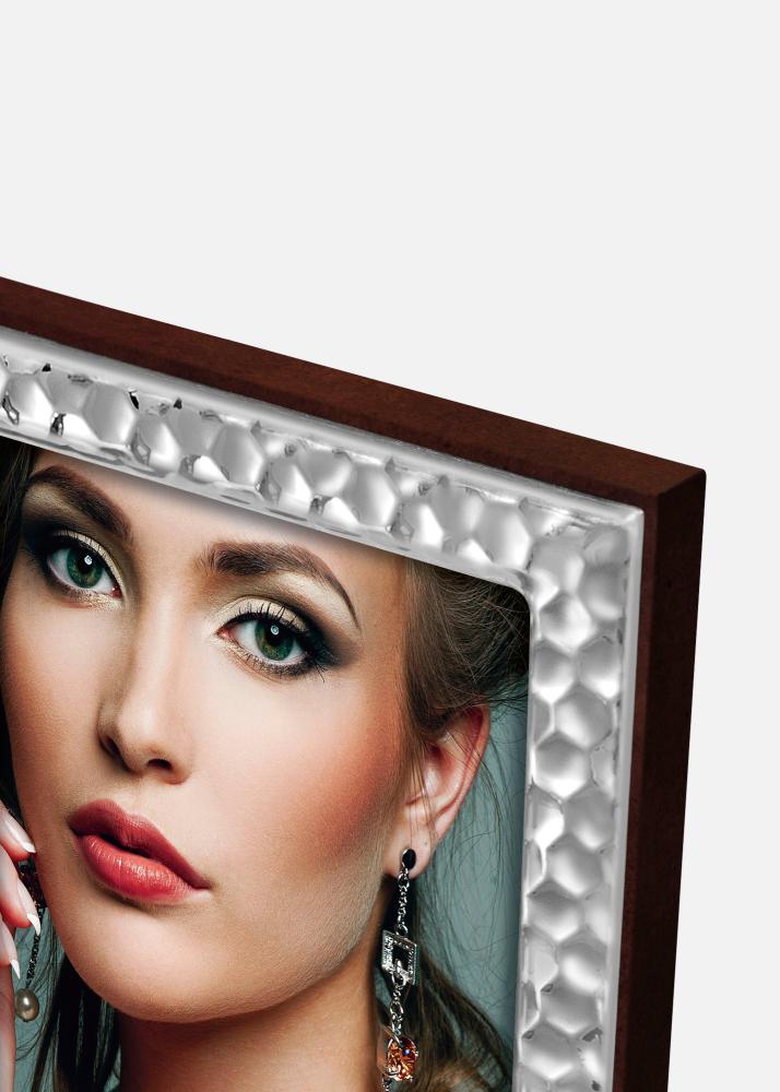 Cornice Erice Argento 10x15 cm