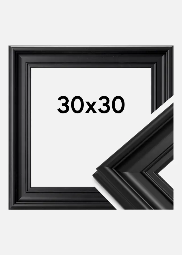 Cornice Mora Premium Nero 30x30 cm