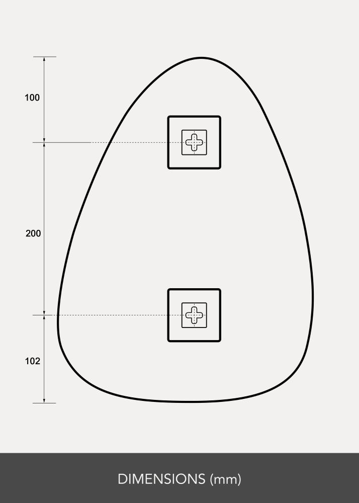 KAILA Specchio Shape I 30x40 cm