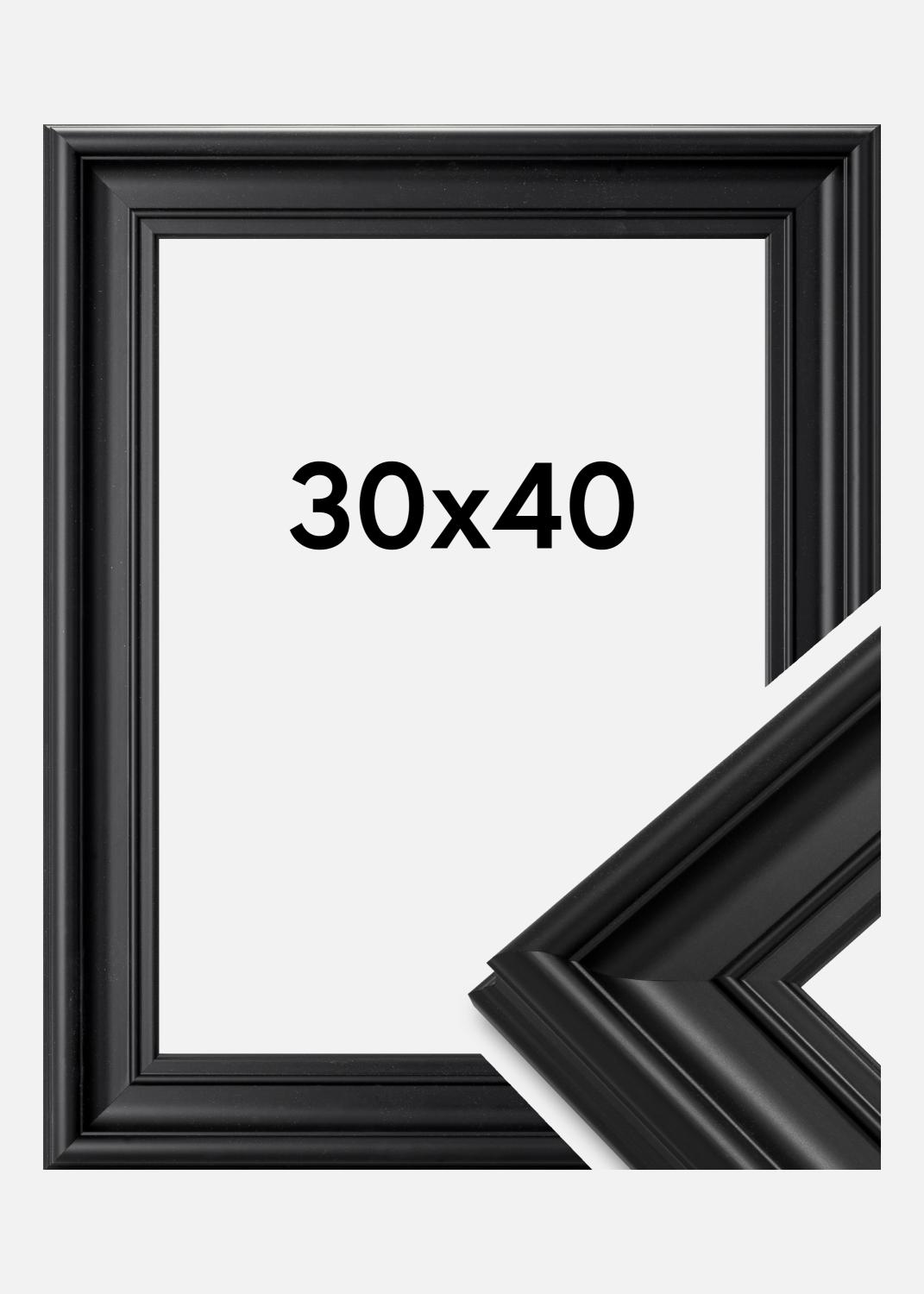 Product Image for Cornice Mora Premium Vetro acrilico Nero 30x40 cm