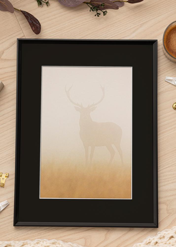 Cornice Desire Nero 60x80 cm - Passe-partout Nero 50x65 cm