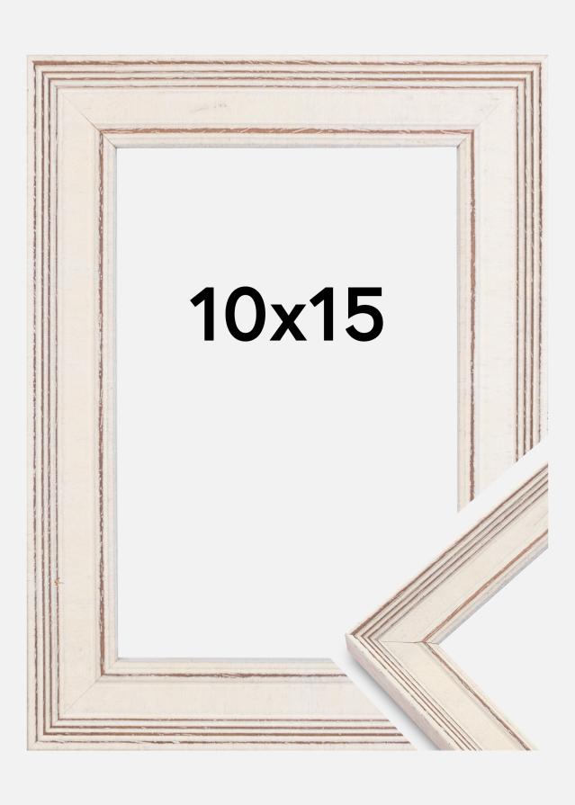 Cornice Shabby Chic Bianco 10x15 cm