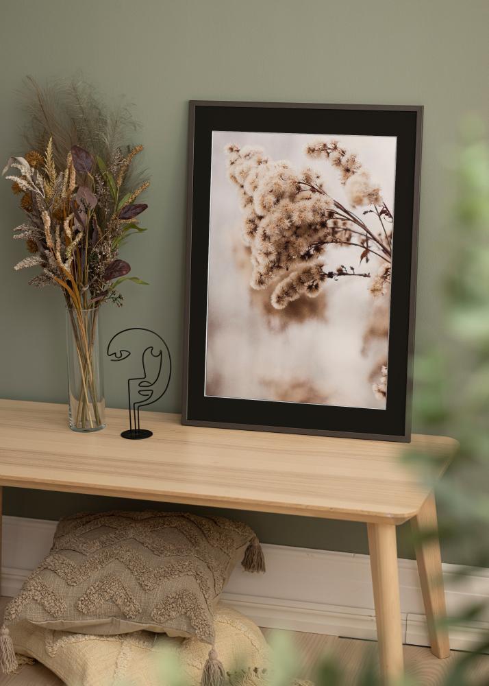 Cornice Edsbyn Grafite 20x30 cm - Passe-partout Nero 15x21 cm (A5)