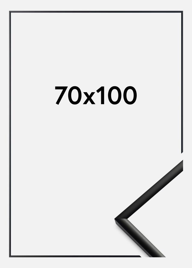 Cornice New Lifestyle Vetro acrilico Nero opaco 70x100 cm