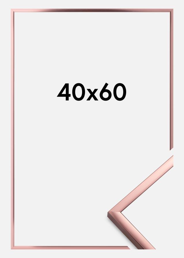 Cornice Poster Frame Aluminum Oro rosa 40x60 cm