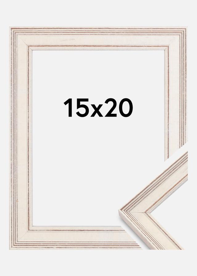 Cornice Shabby Chic Bianco 15x20 cm