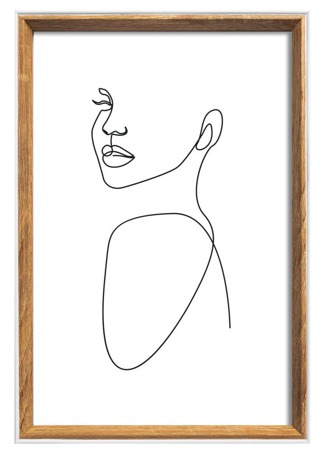 Cornice Silhouette Noce 20x30 cm