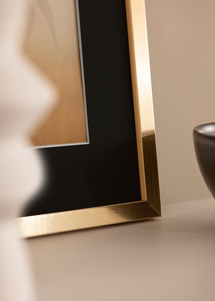 Cornice Trendy Oro 20x30 cm - Passe-partout Nero 10x20 cm