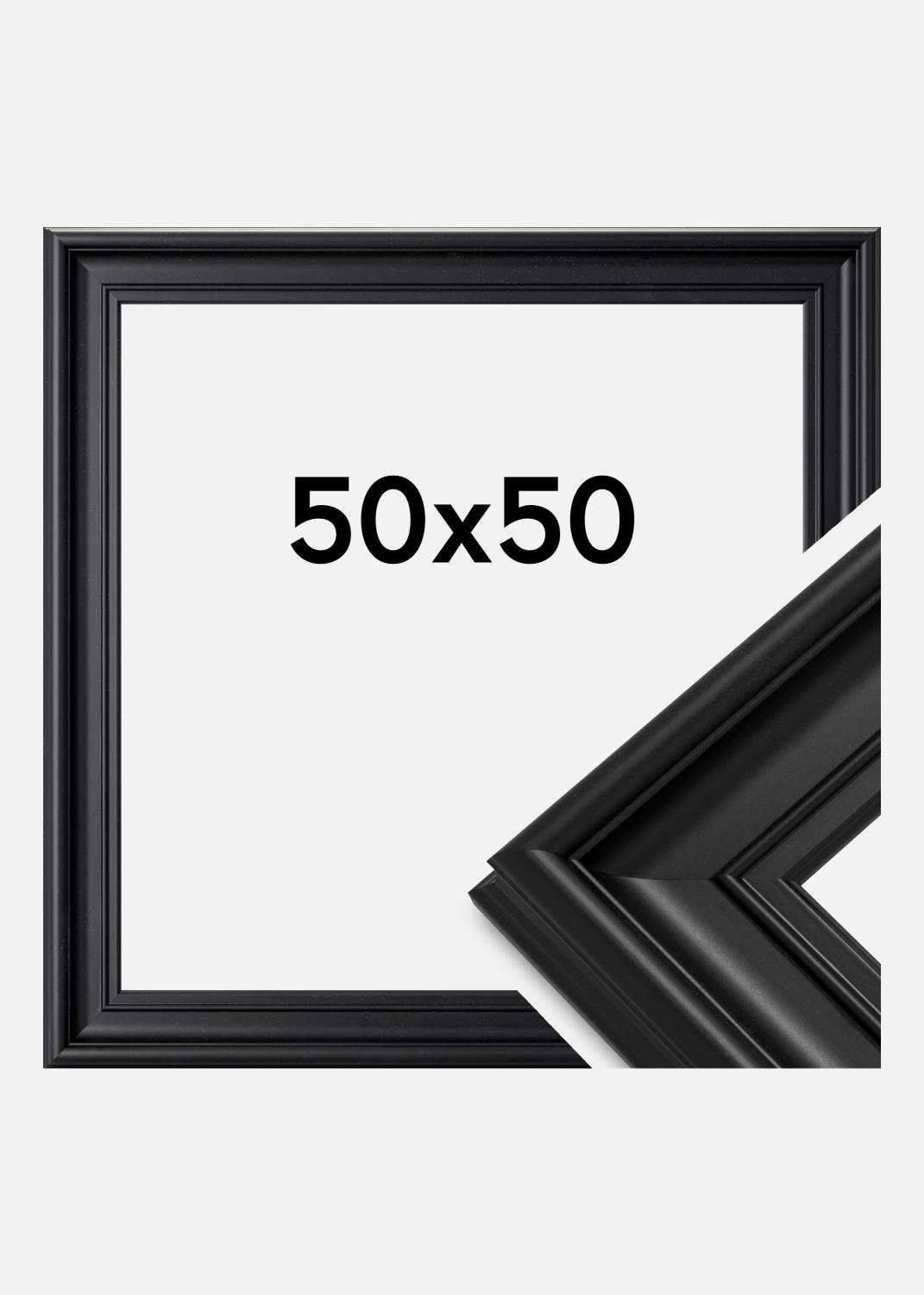 Product Image for Cornice Mora Premium Vetro acrilico Nero 50x50 cm
