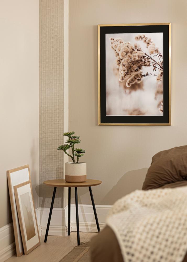 Cornice Trendy Oro 20x30 cm - Passe-partout Nero 10x20 cm