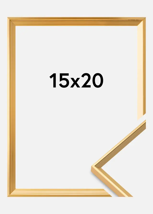Cornice Desire Vetro acrilico Oro 15x20 cm