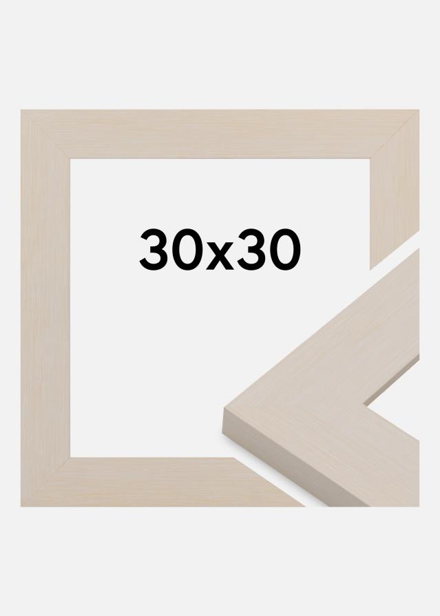 Cornice Pembrokeshire Vetro acrilico Bianco 30x30 cm