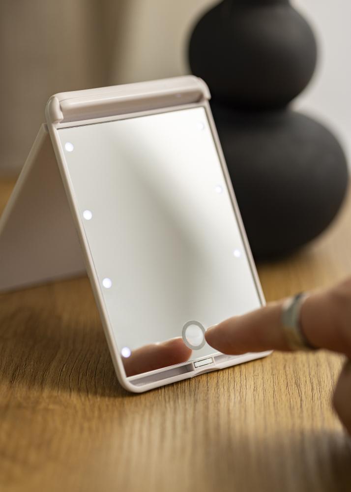 KAILA Specchio per trucco Fold III Bianco - 13x9 cm