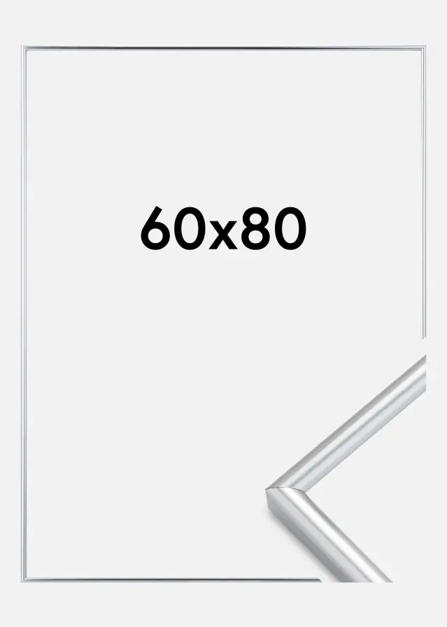 Cornice Galeria Argento 60x80 cm