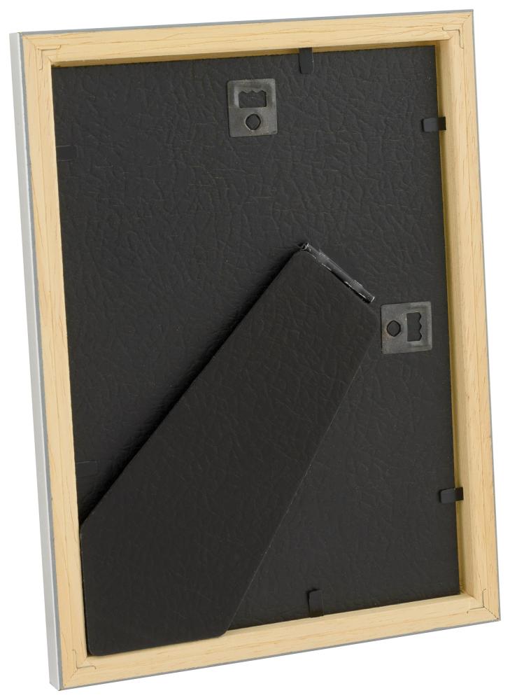 Cornice Slim Opaco Vetro antiriflesso Argento 15x20 cm