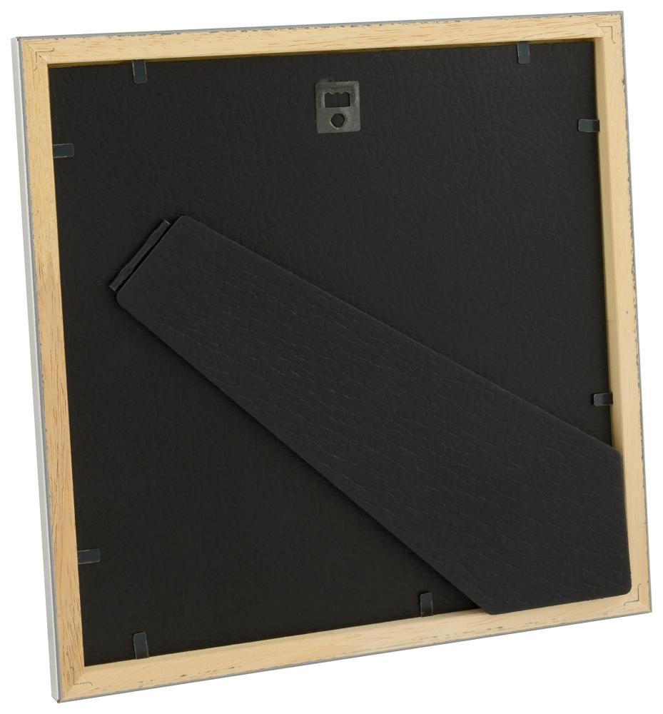 Cornice Slim Opaco Vetro antiriflesso Argento 18x18 cm