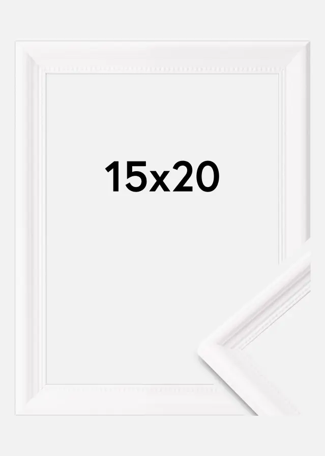 Cornice Gala Vetro acrilico Bianco 15x20 cm