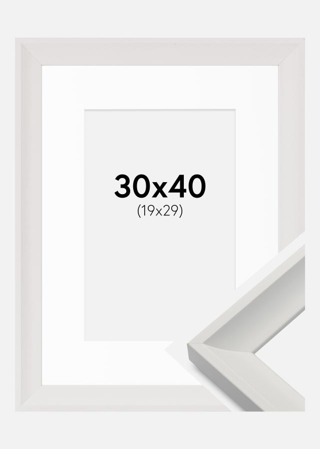 Cornice Öjaren Bianco 30x40 cm - Passe-partout Bianco 20x30 cm