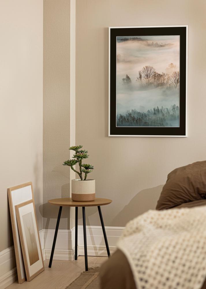 Cornice New Lifestyle Bianco 30x40 cm - Passe-partout Nero 18x27 cm