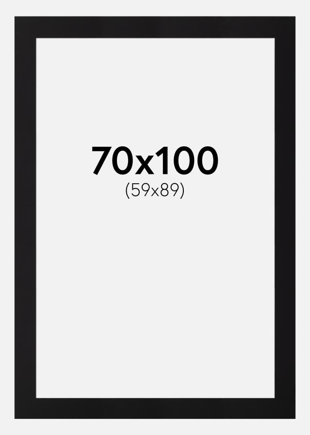 Passe-partout Canson Nero (Bordo interno bianco) 70x100 cm (59x89)