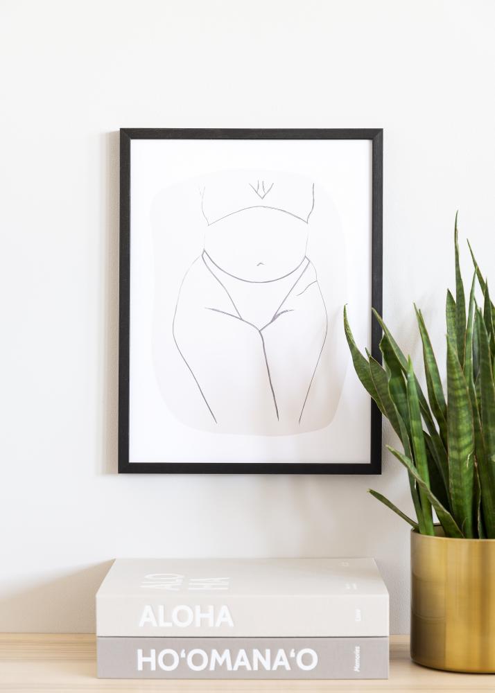 Cornice Soul Vetro acrilico Nero 59,4x84,1 cm (A1)