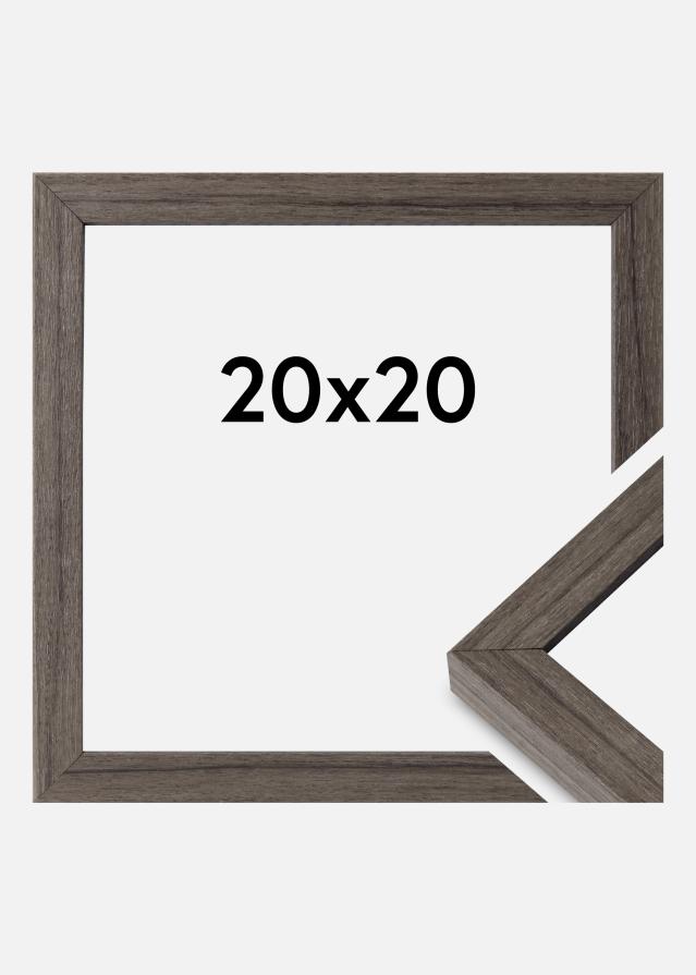 Cornice Hermes Vetro Acrilico Grey Oak 20x20 cm