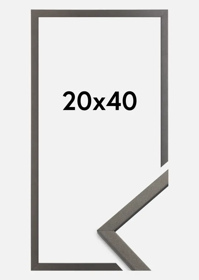 Cornice Edsbyn Grafite 20x40 cm