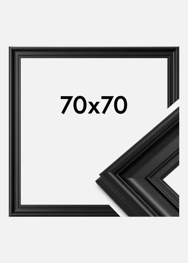 Cornice Mora Premium Nero 70x70 cm